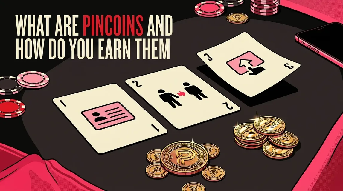 Gold coins with P emblem for Pincoins